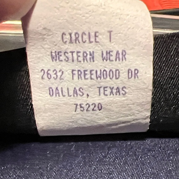 Circle T Navy Button Down Shirt Size Extra Small - Picture 9 of 10